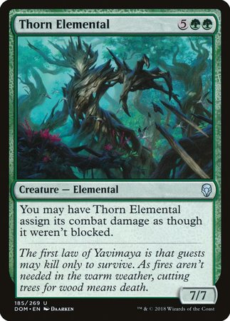 Thorn Elemental [Dominaria] | North Game Den