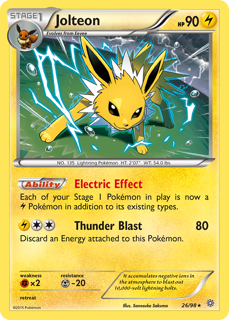 Jolteon (26/98) [XY: Ancient Origins] | North Game Den