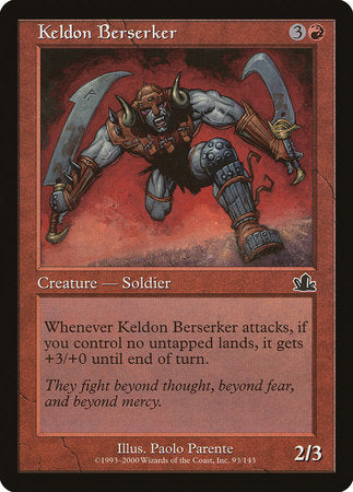 Keldon Berserker [Prophecy] | North Game Den