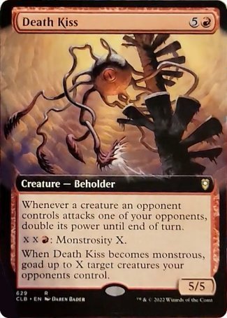 Death Kiss (Extended Art) [Commander Legends: Battle for Baldur's Gate] | North Game Den