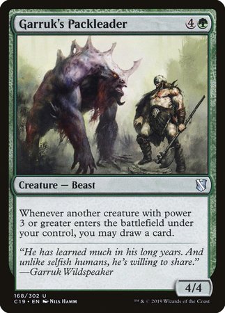 Garruk's Packleader [Commander 2019] | North Game Den