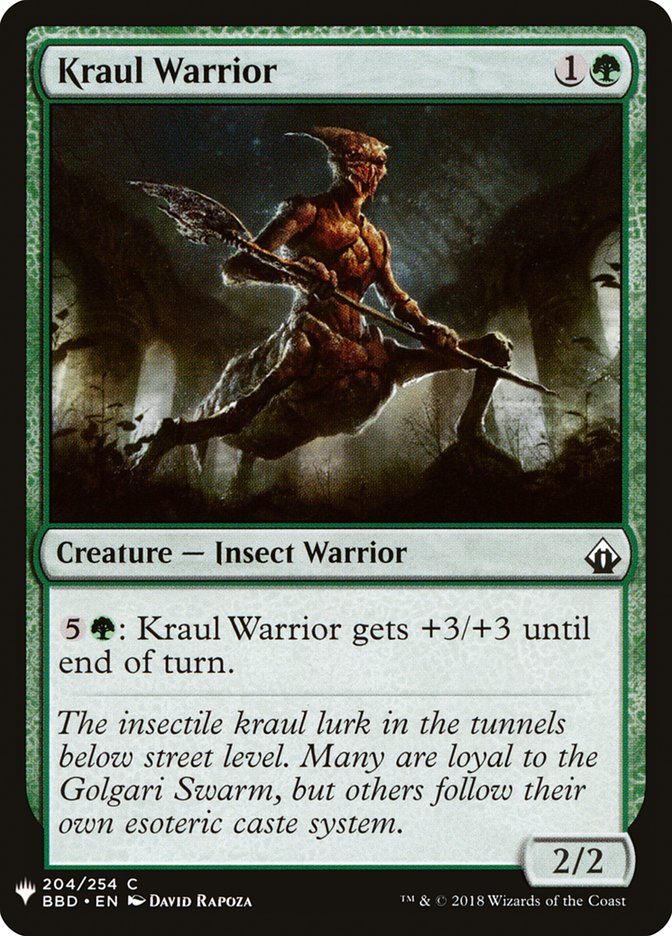 Kraul Warrior [Mystery Booster] | North Game Den