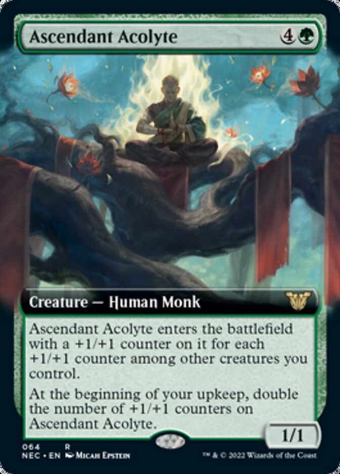 Ascendant Acolyte (Extended) [Kamigawa: Neon Dynasty Commander] | North Game Den