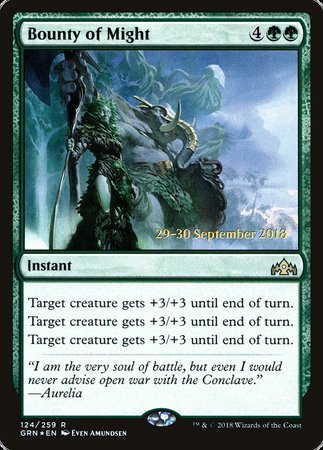Bounty of Might [Guilds of Ravnica Promos] | North Game Den