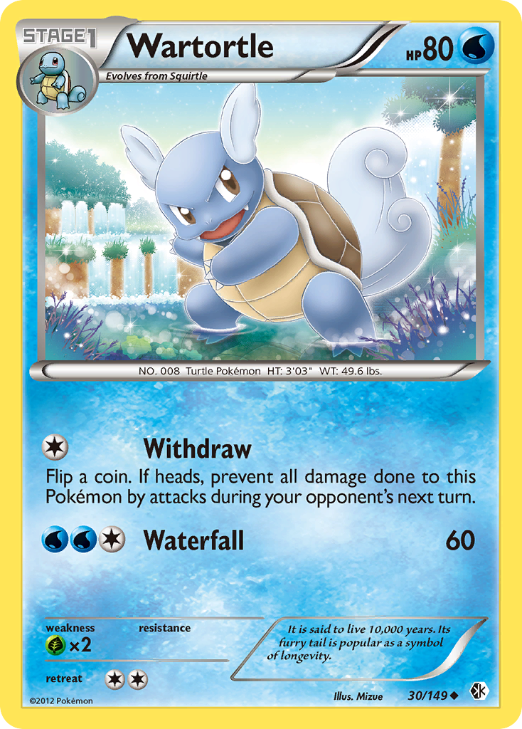 Wartortle (30/149) [Black & White: Boundaries Crossed] | North Game Den