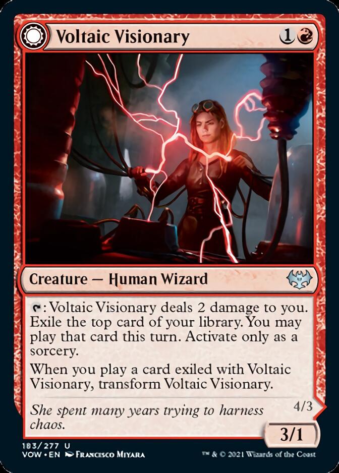 Voltaic Visionary // Volt-Charged Berserker [Innistrad: Crimson Vow] | North Game Den