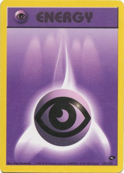 Psychic Energy (131/132) [Gym Challenge Unlimited] | North Game Den