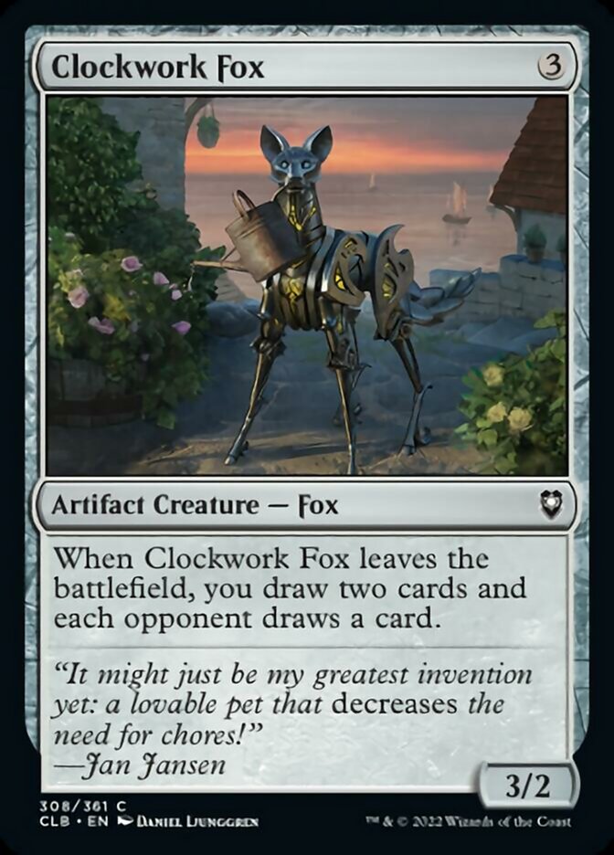 Clockwork Fox [Commander Legends: Battle for Baldur's Gate] | North Game Den