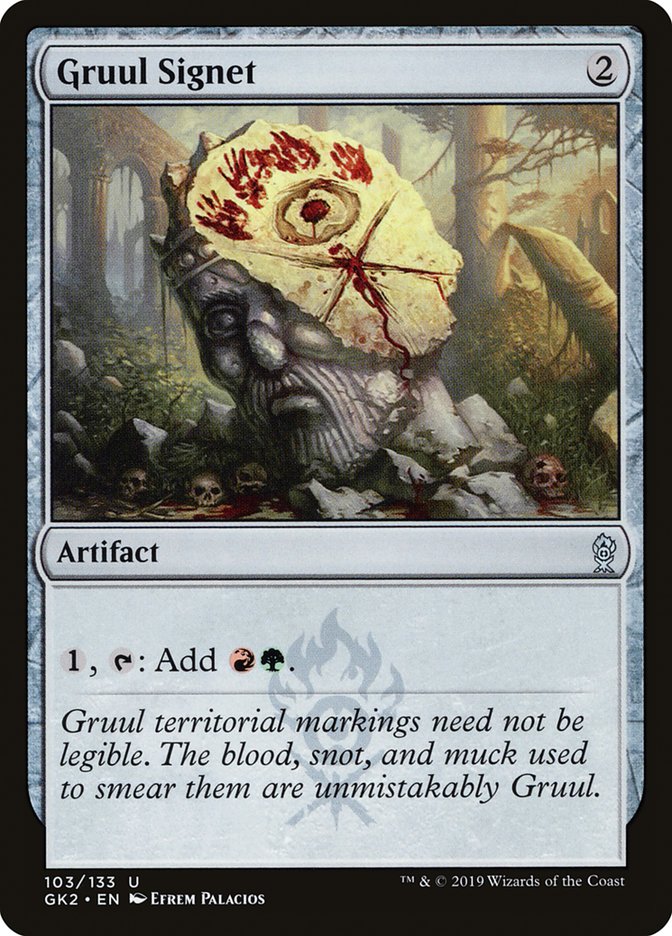 Gruul Signet [Ravnica Allegiance Guild Kit] | North Game Den