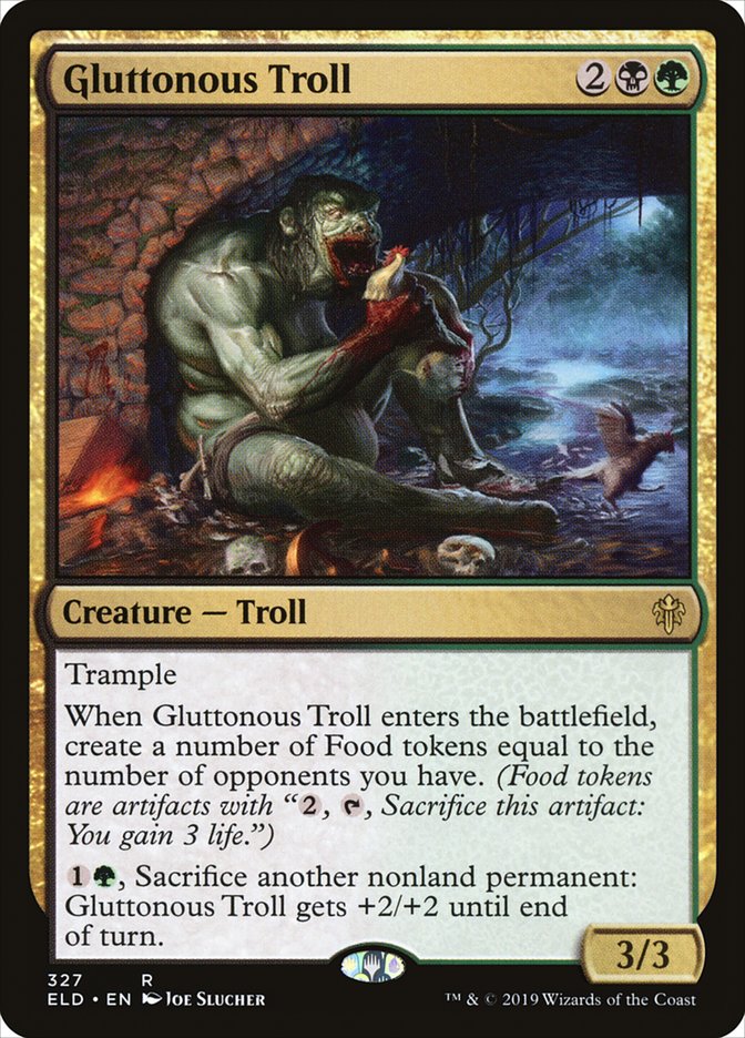 Gluttonous Troll [Throne of Eldraine] | North Game Den
