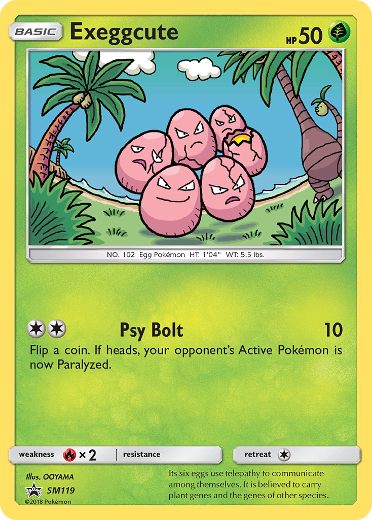 Exeggcute (SM119) [Sun & Moon: Black Star Promos] | North Game Den