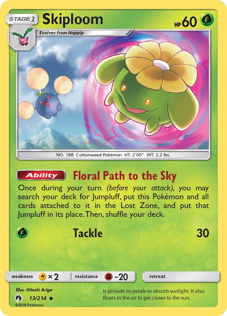 Skiploom (13/214) [Sun & Moon: Lost Thunder] | North Game Den