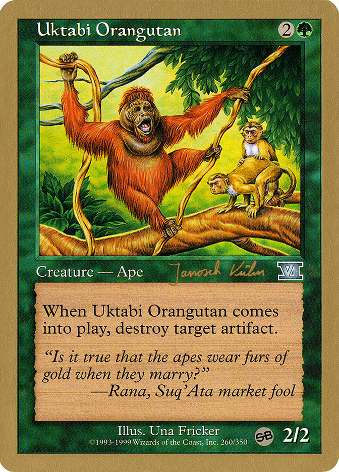 Uktabi Orangutan (Janosch Kuhn) (SB) [World Championship Decks 2000] | North Game Den