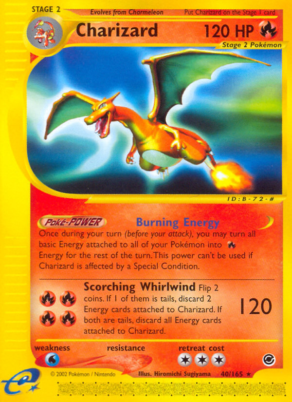 Charizard (40/165) [Expedition: Base Set] | North Game Den