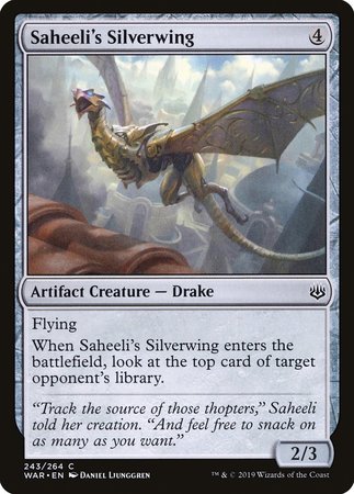 Saheeli's Silverwing [War of the Spark] | North Game Den