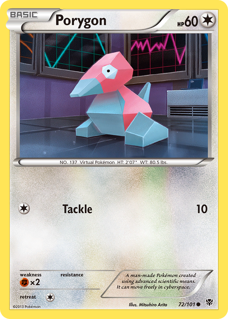 Porygon (72/101) [Black & White: Plasma Blast] | North Game Den