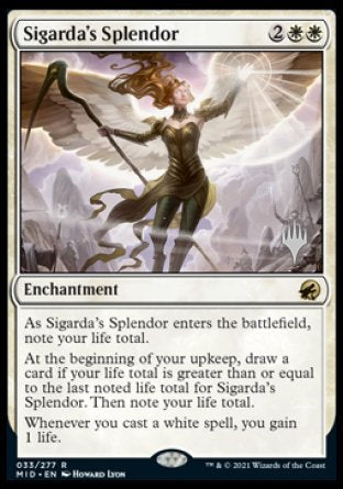 Sigarda's Splendor (Promo Pack) [Innistrad: Midnight Hunt Promos] | North Game Den