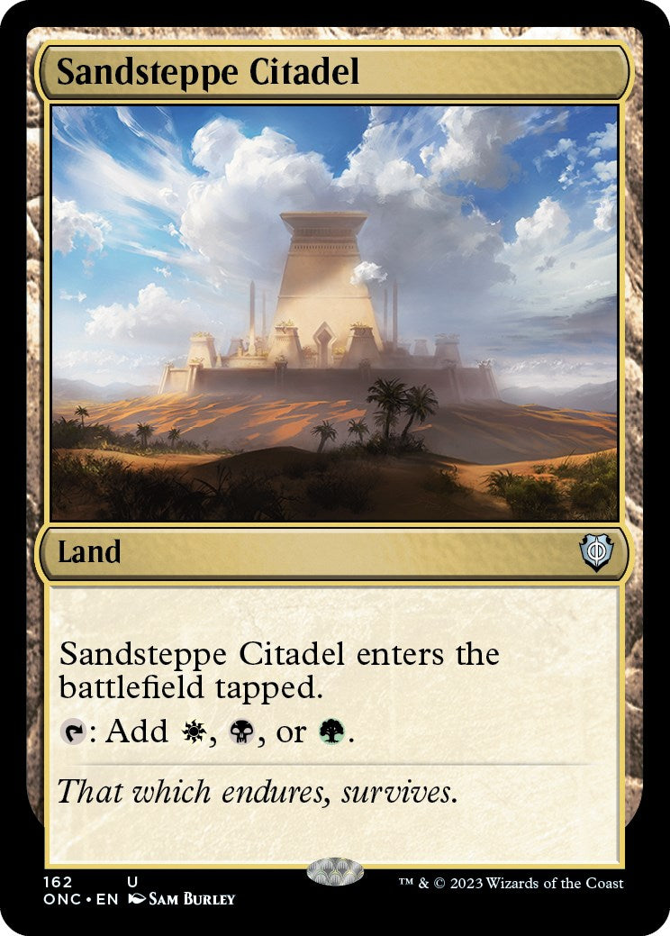 Sandsteppe Citadel [Phyrexia: All Will Be One Commander] | North Game Den