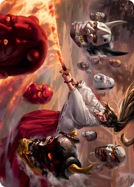 Unquenchable Fury Art Card [Kamigawa: Neon Dynasty Art Series] | North Game Den