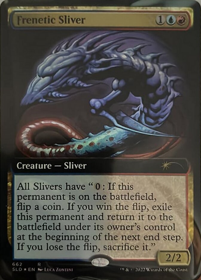 Frenetic Sliver (Extended Art) [Secret Lair Drop Promos] | North Game Den