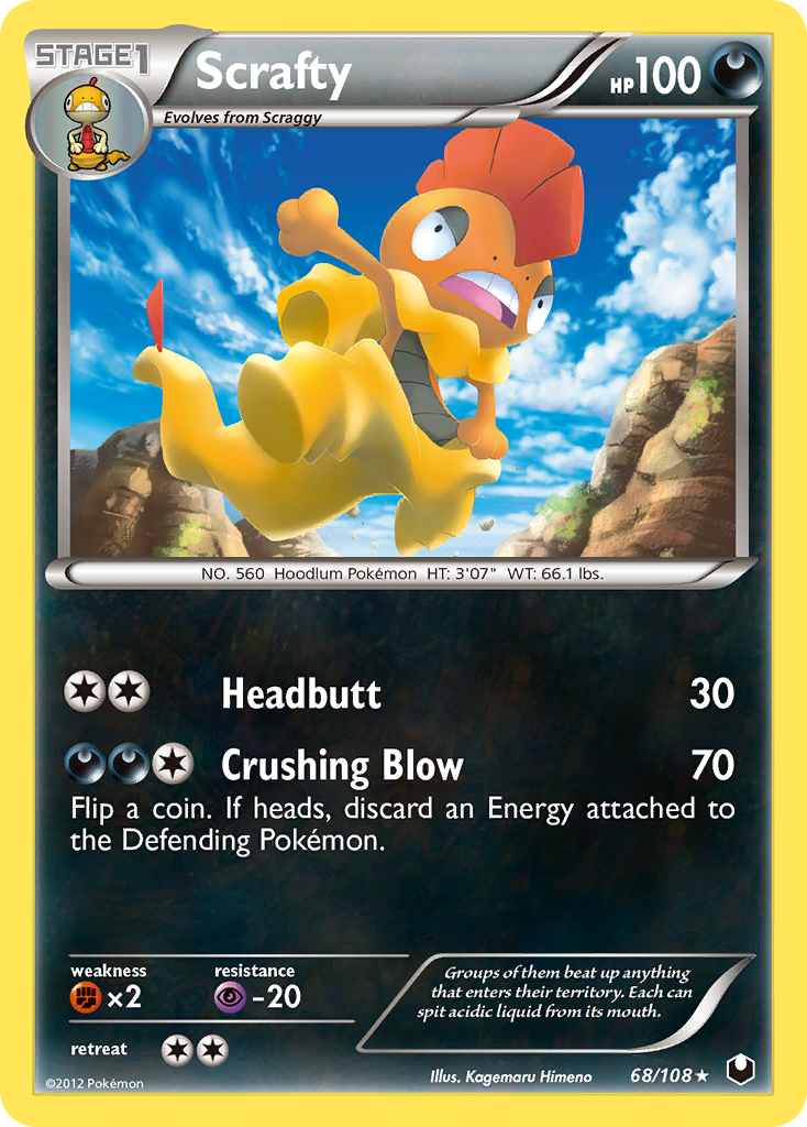 Scrafty (68/108) [Black & White: Dark Explorers] | North Game Den