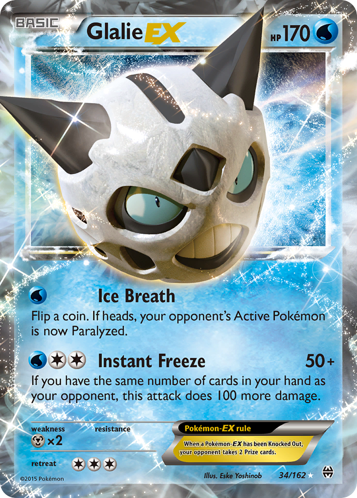 Glalie EX (34/162) [XY: BREAKthrough] | North Game Den