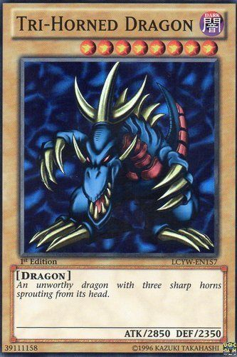 Tri-Horned Dragon [LCYW-EN157] Super Rare | North Game Den