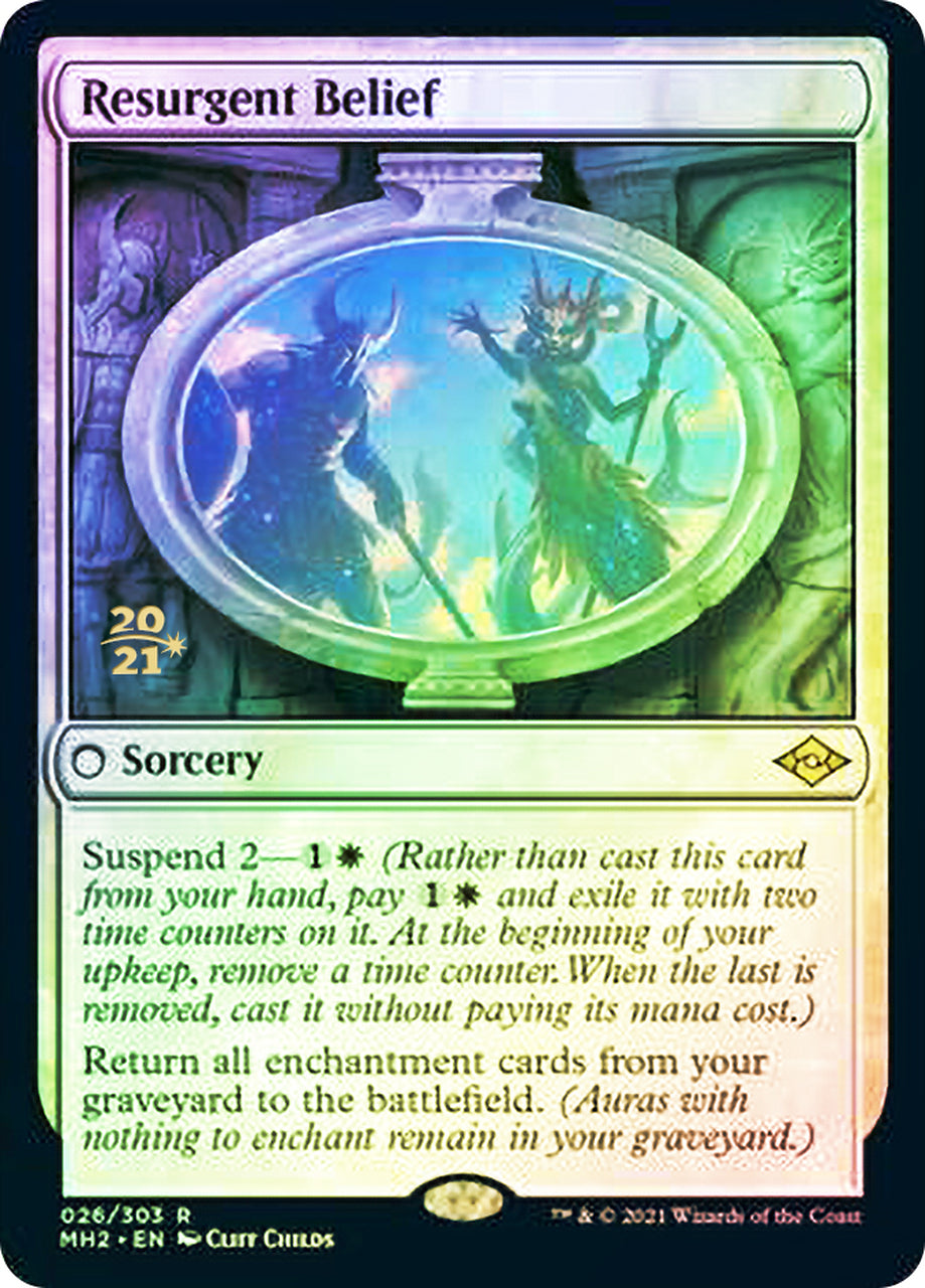 Resurgent Belief [Modern Horizons 2 Prerelease Promos] | North Game Den