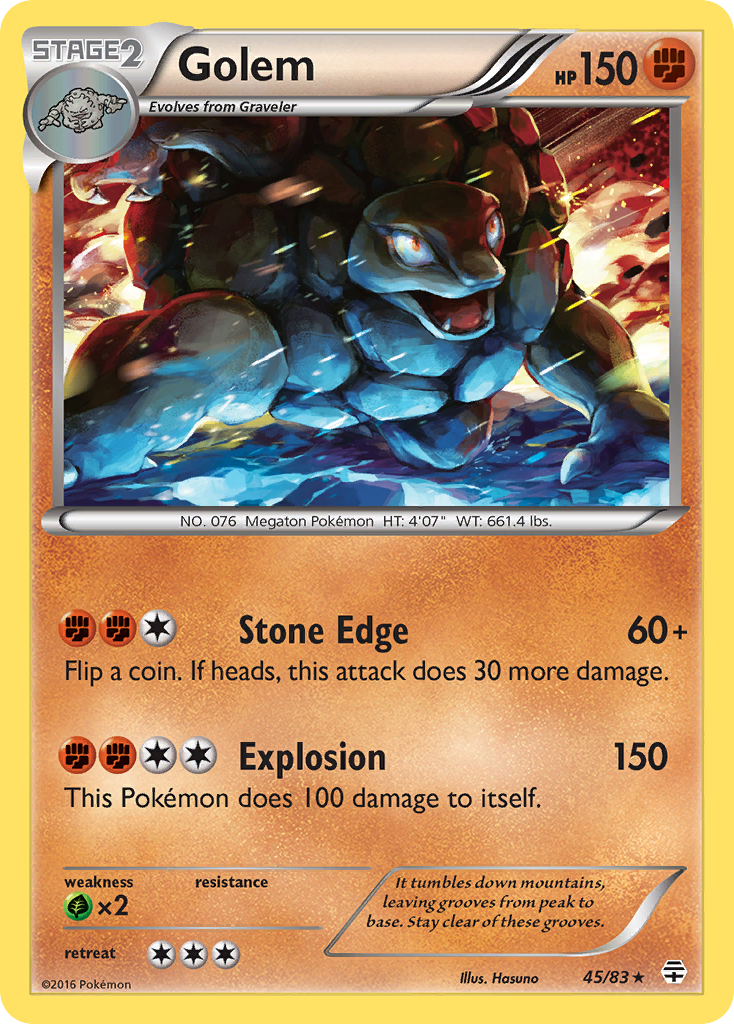 Golem (45/83) [XY: Generations] | North Game Den