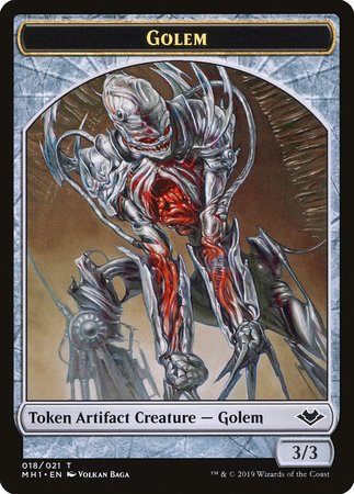 Golem Token (018) [Modern Horizons Tokens] | North Game Den