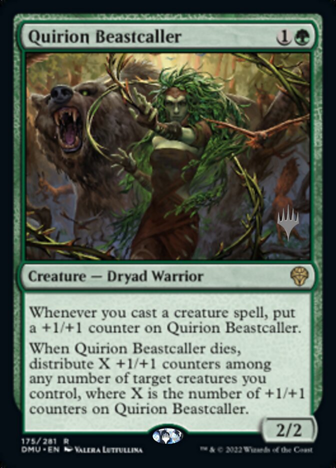 Quirion Beastcaller (Promo Pack) [Dominaria United Promos] | North Game Den