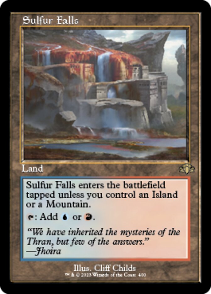 Sulfur Falls (Retro) [Dominaria Remastered] | North Game Den