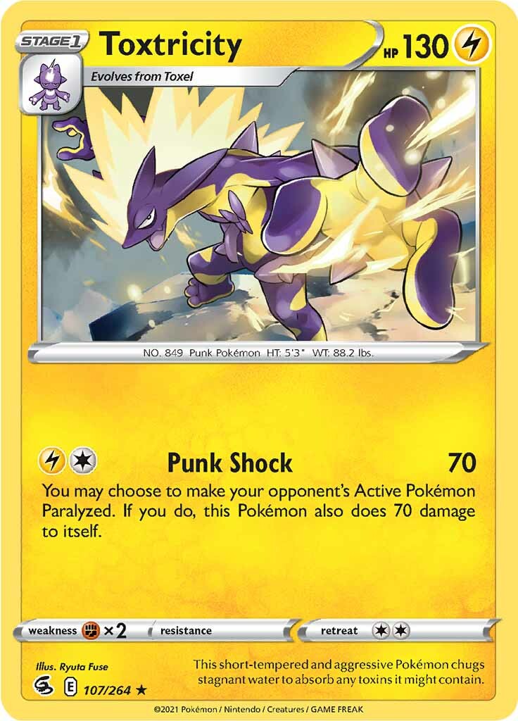 Toxtricity (107/264) [Sword & Shield: Fusion Strike] | North Game Den