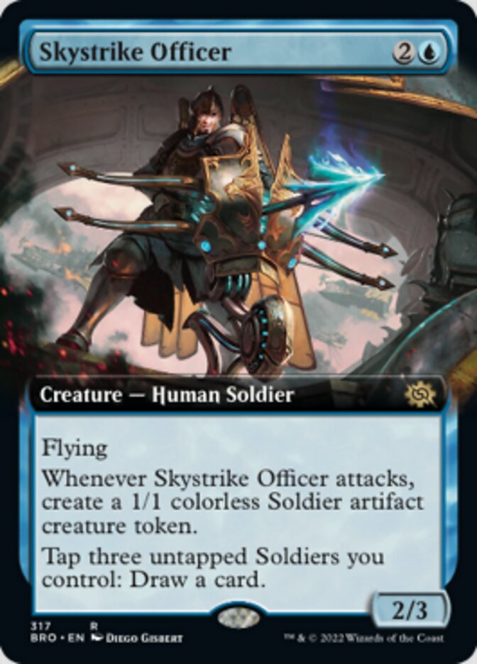 Skystrike Officer (Extended Art) [The Brothers' War] | North Game Den