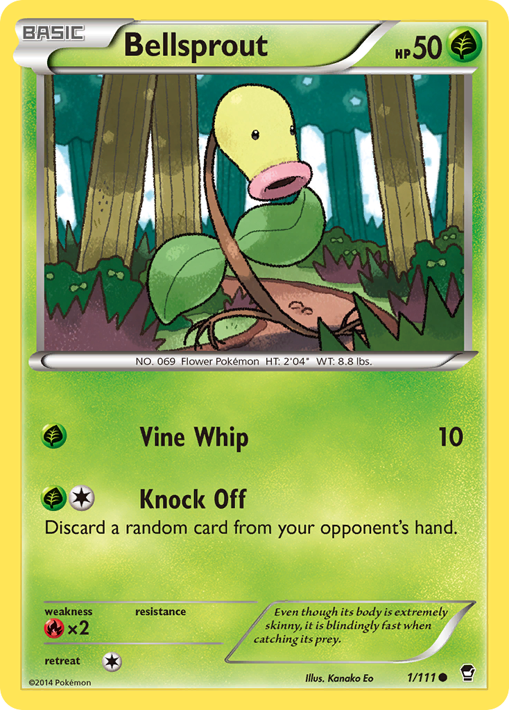 Bellsprout (1/111) [XY: Furious Fists] | North Game Den