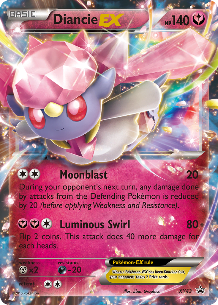 Diancie EX (XY43) [XY: Black Star Promos] | North Game Den