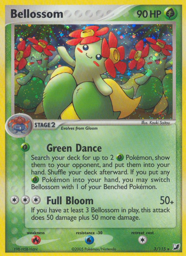 Bellossom (3/115) [EX: Unseen Forces] | North Game Den