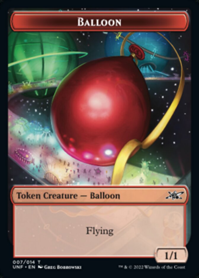 Balloon Token [Unfinity Tokens] | North Game Den