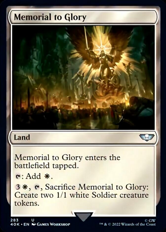 Memorial to Glory [Universes Beyond: Warhammer 40,000] | North Game Den