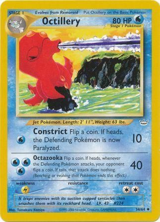 Octillery (34/64) [Neo Revelation Unlimited] | North Game Den