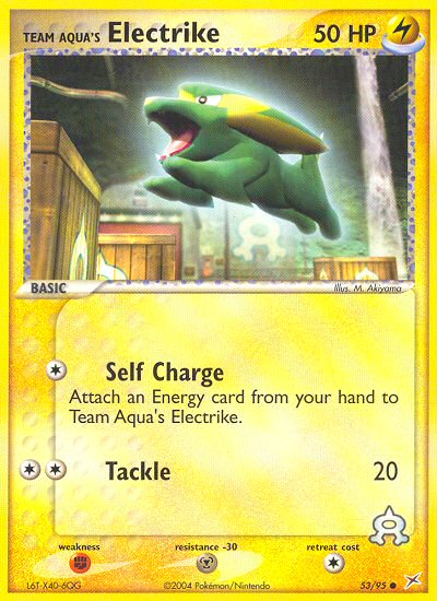 Team Aqua's Electrike (53/95) [EX: Team Magma vs Team Aqua] | North Game Den