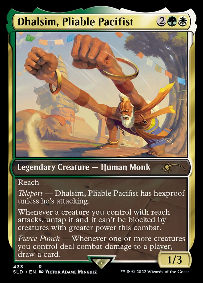 Dhalsim, Pliable Pacifist [Secret Lair Drop Series] | North Game Den