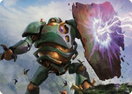 Walking Bulwark Art Card [Dominaria United Art Series] | North Game Den