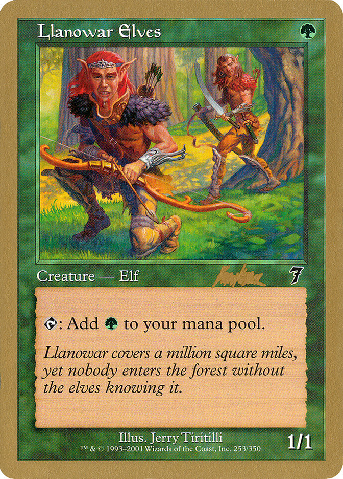 Llanowar Elves (Brian Kibler) [World Championship Decks 2002] | North Game Den