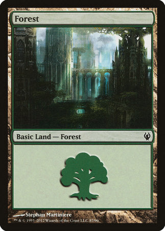 Forest (87) [Duel Decks: Izzet vs. Golgari] | North Game Den