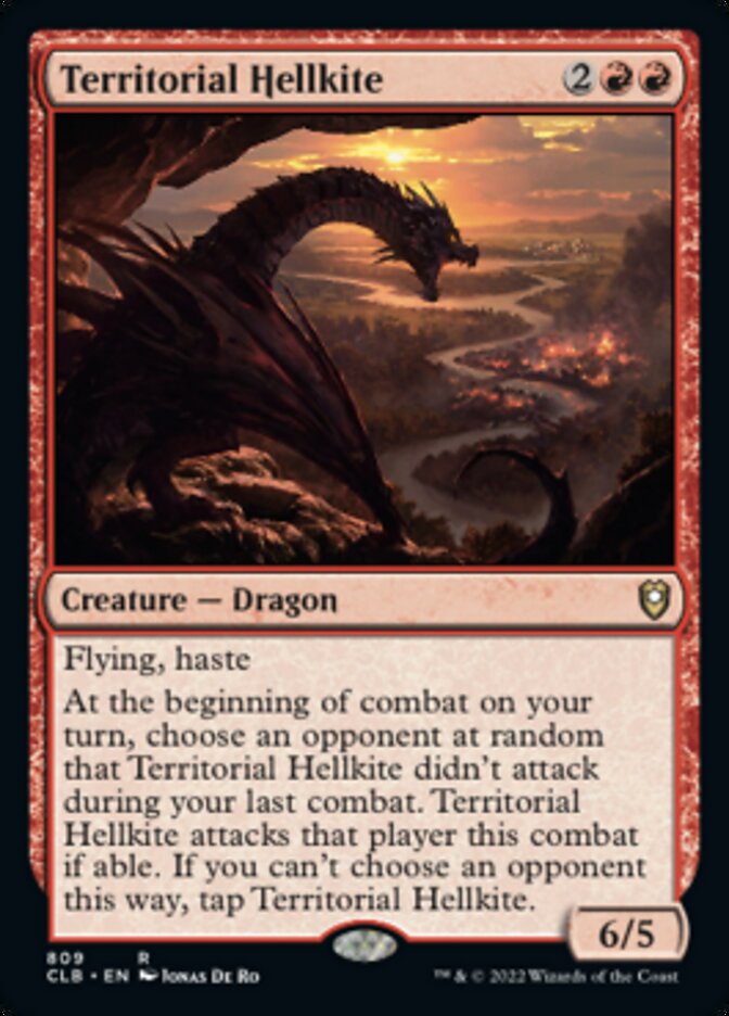Territorial Hellkite [Commander Legends: Battle for Baldur's Gate] | North Game Den