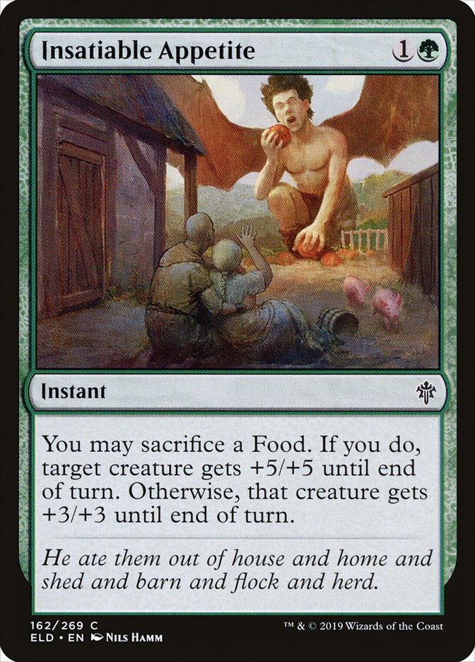 Insatiable Appetite [Throne of Eldraine] | North Game Den
