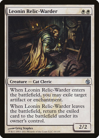 Leonin Relic-Warder [Mirrodin Besieged] | North Game Den