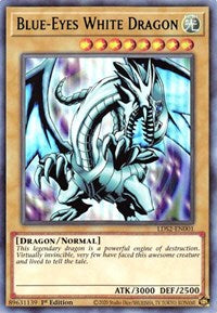 Blue-Eyes White Dragon (Green) [LDS2-EN001] Ultra Rare | North Game Den