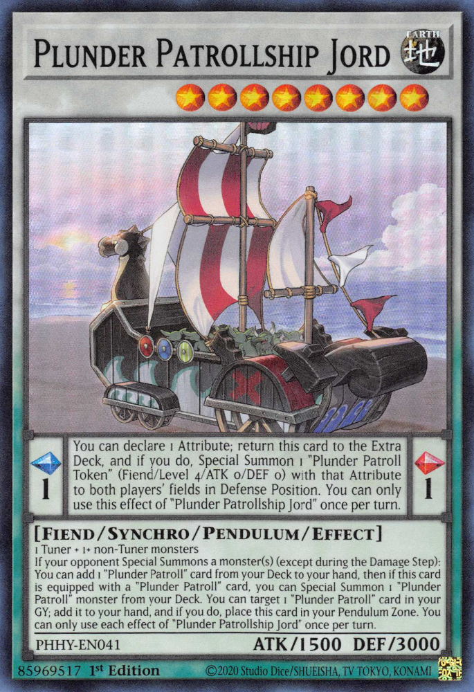 Plunder Patrollship Jord [PHHY-EN041] Super Rare – North Game Den